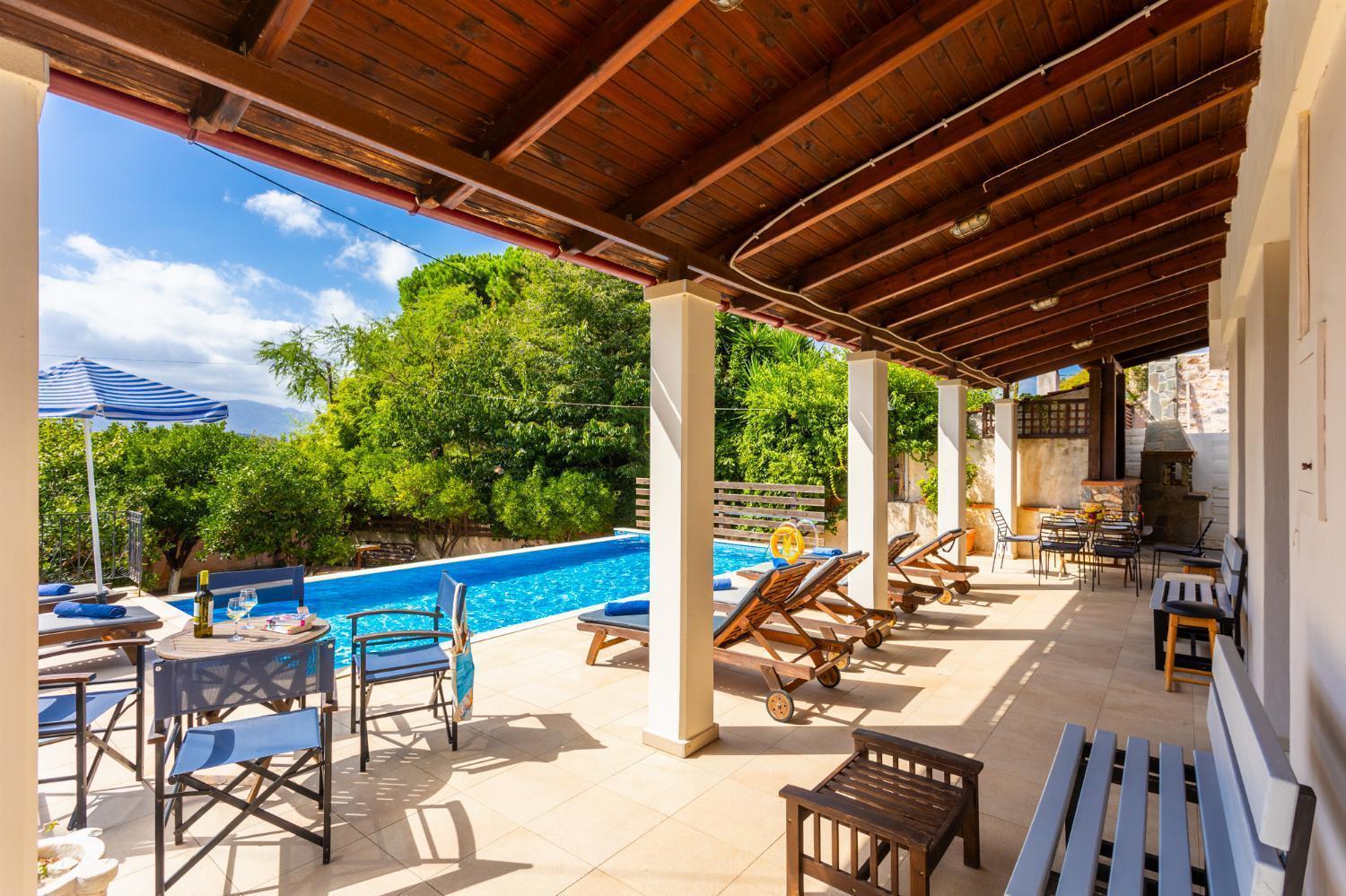 Villa Maro Large Private Pool Ac Wifi Kefalas Buitenkant foto