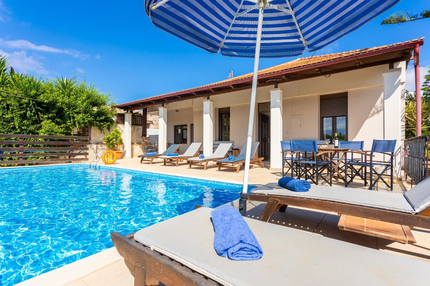 Villa Maro Large Private Pool Ac Wifi Kefalas Buitenkant foto