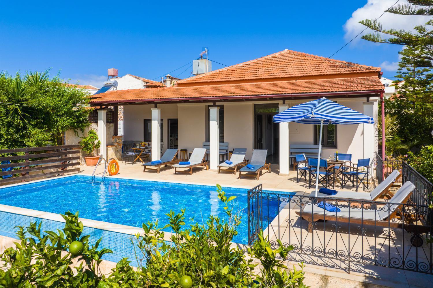 Villa Maro Large Private Pool Ac Wifi Kefalas Buitenkant foto