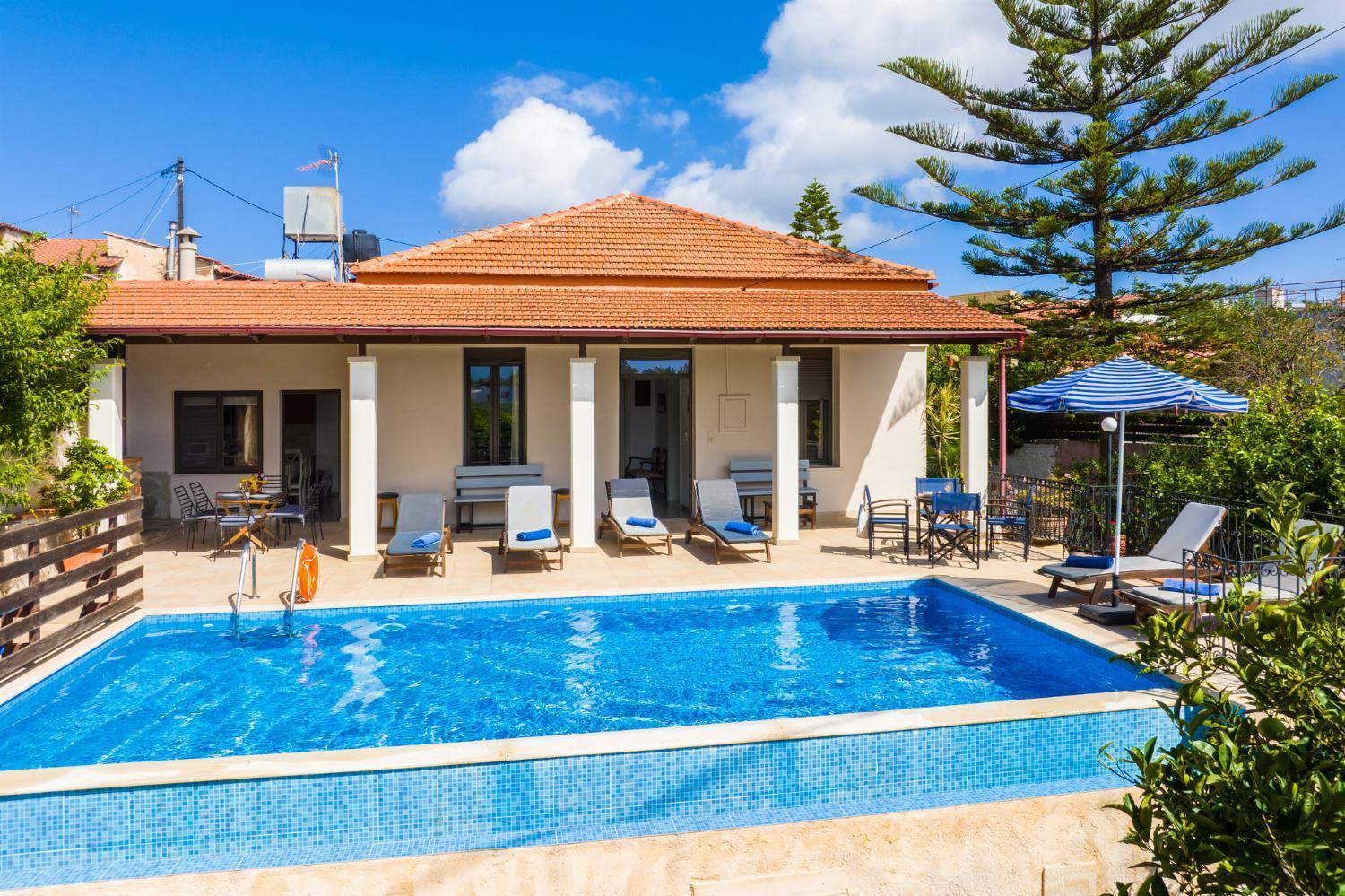 Villa Maro Large Private Pool Ac Wifi Kefalas Buitenkant foto
